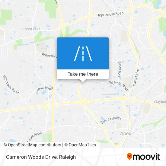 Cameron Woods Drive map