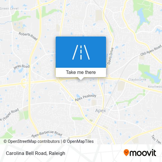 Mapa de Carolina Bell Road