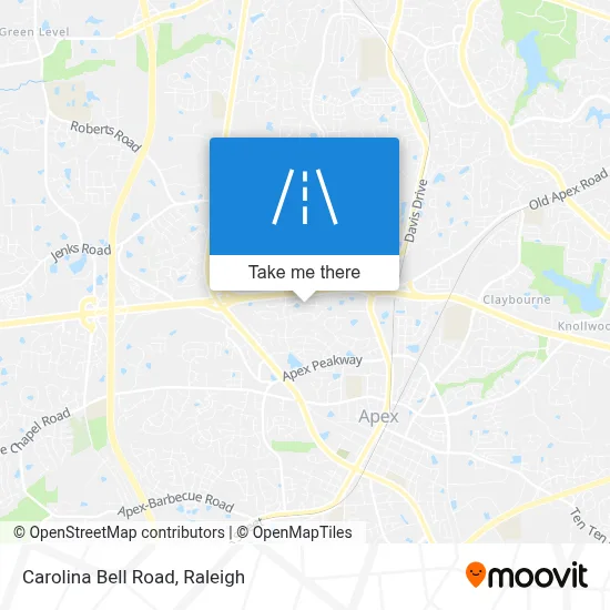 Carolina Bell Road map