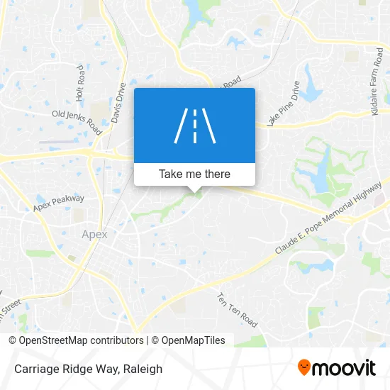 Carriage Ridge Way map