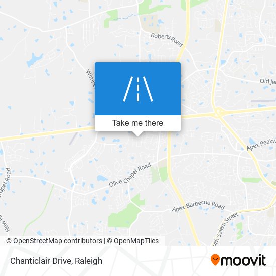 Chanticlair Drive map