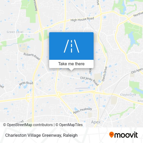 Charleston Village Greenway map