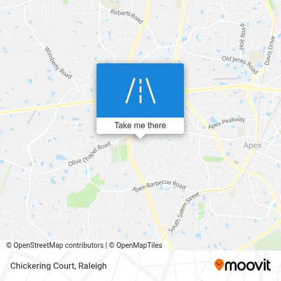 Chickering Court map