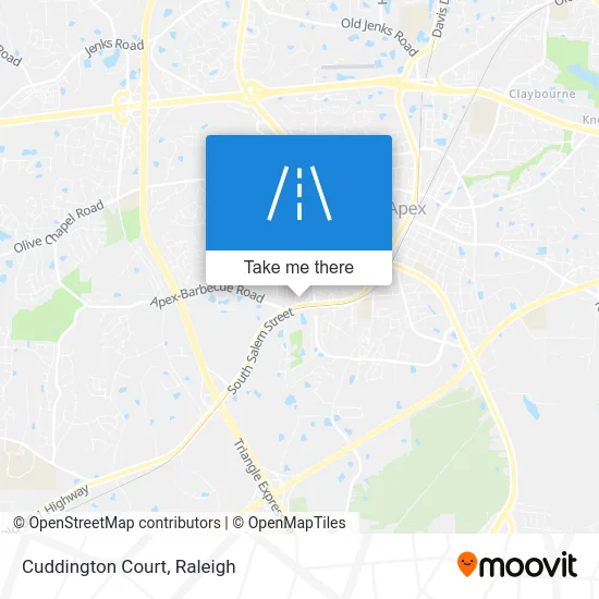 Cuddington Court map