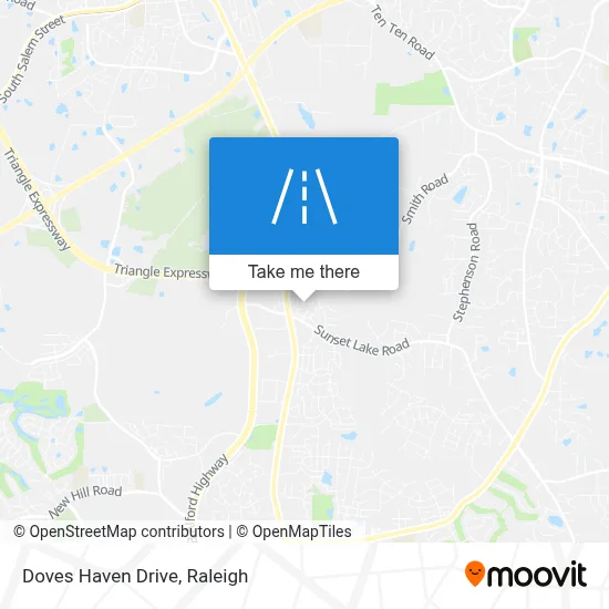 Doves Haven Drive map