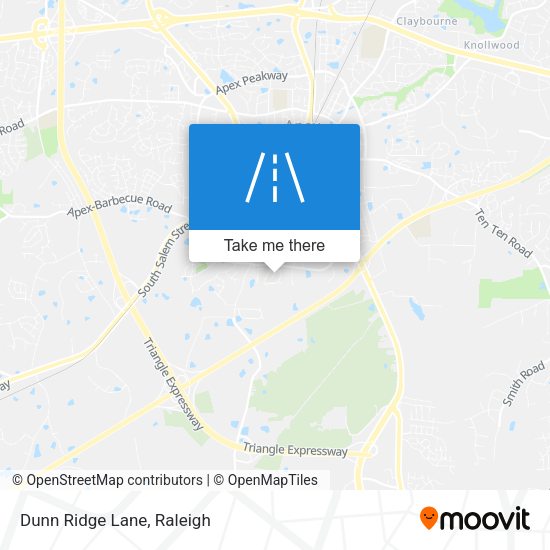 Mapa de Dunn Ridge Lane