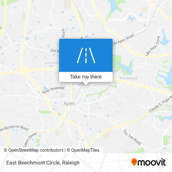 East Beechmont Circle map