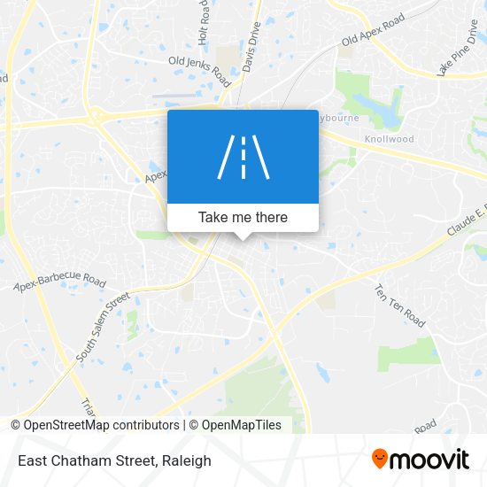 East Chatham Street map