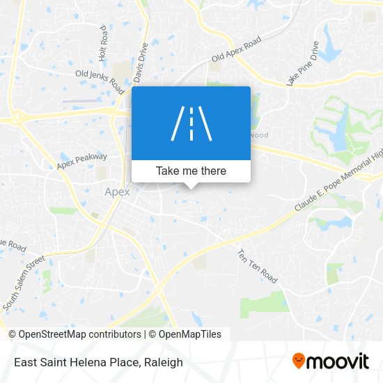 East Saint Helena Place map