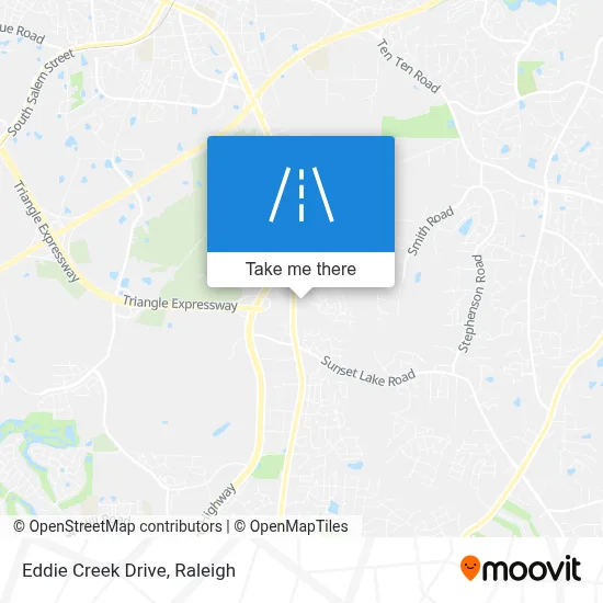 Eddie Creek Drive map