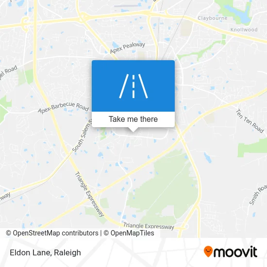 Eldon Lane map