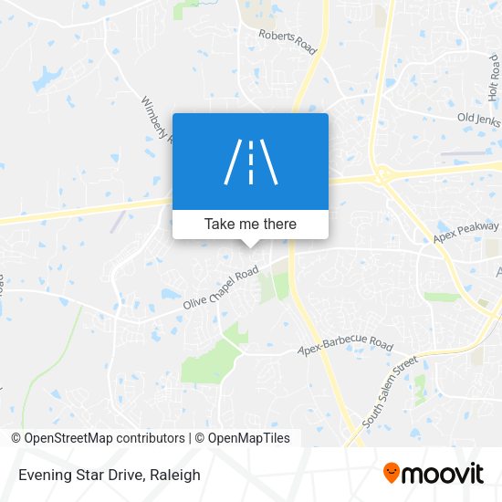 Mapa de Evening Star Drive