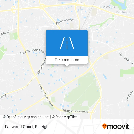 Fanwood Court map