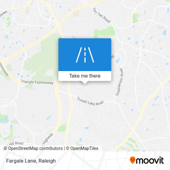 Mapa de Fargale Lane