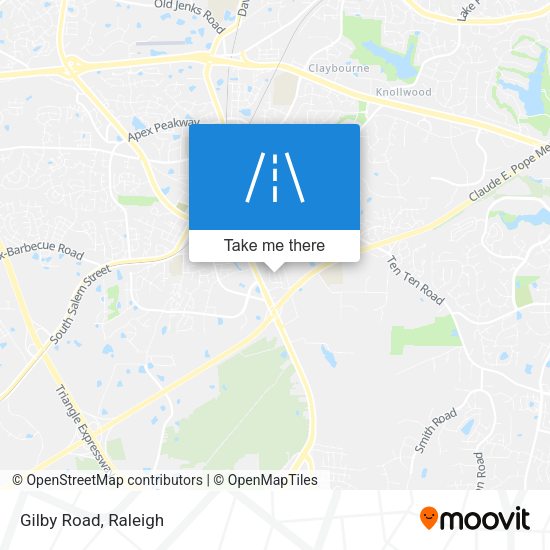 Mapa de Gilby Road