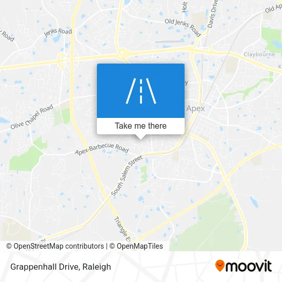 Grappenhall Drive map