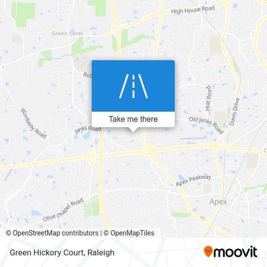 Green Hickory Court map