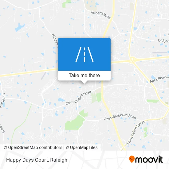 Happy Days Court map