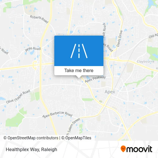 Healthplex Way map