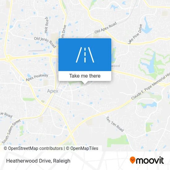 Heatherwood Drive map