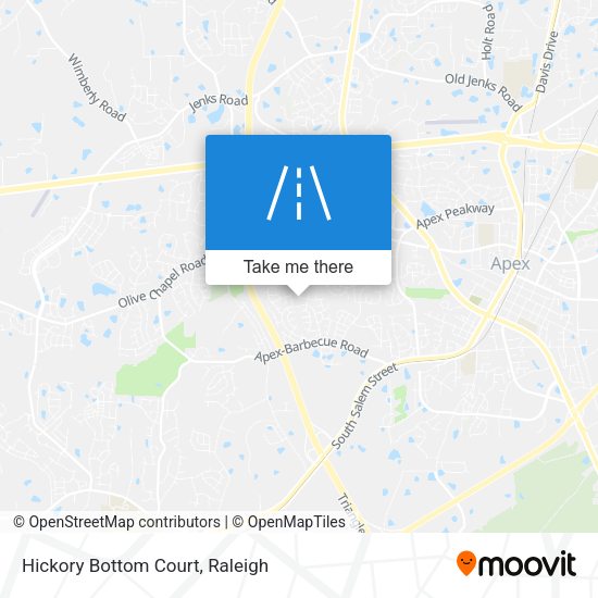 Hickory Bottom Court map