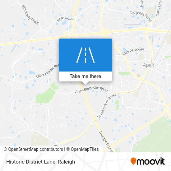 Historic District Lane map