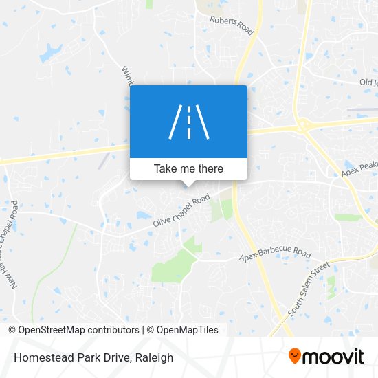 Mapa de Homestead Park Drive