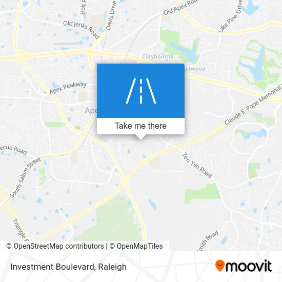 Investment Boulevard map