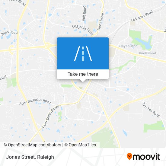 Mapa de Jones Street