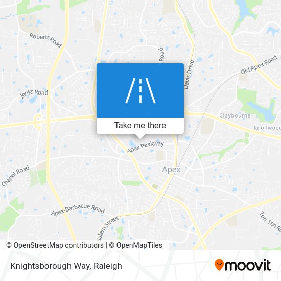 Knightsborough Way map