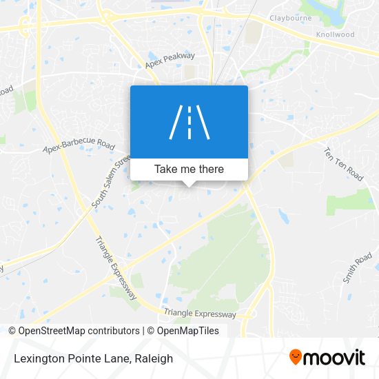 Lexington Pointe Lane map