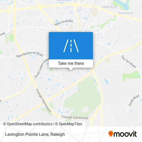 Lexington Pointe Lane map