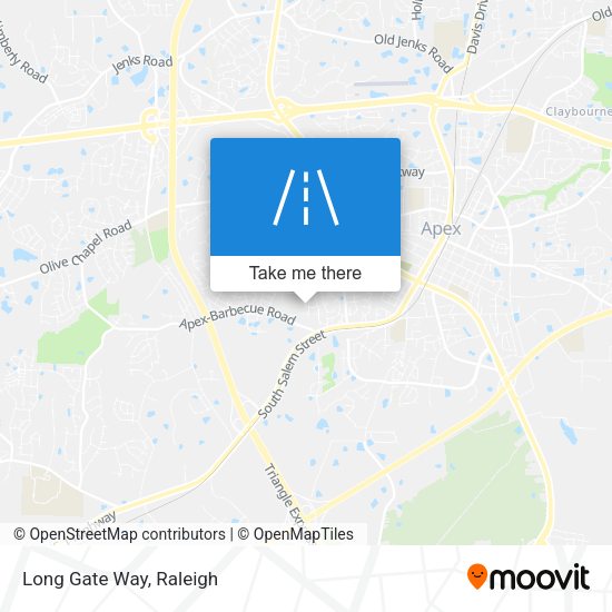 Mapa de Long Gate Way