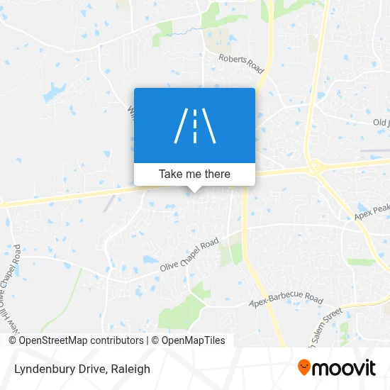 Lyndenbury Drive map