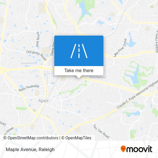 Mapa de Maple Avenue