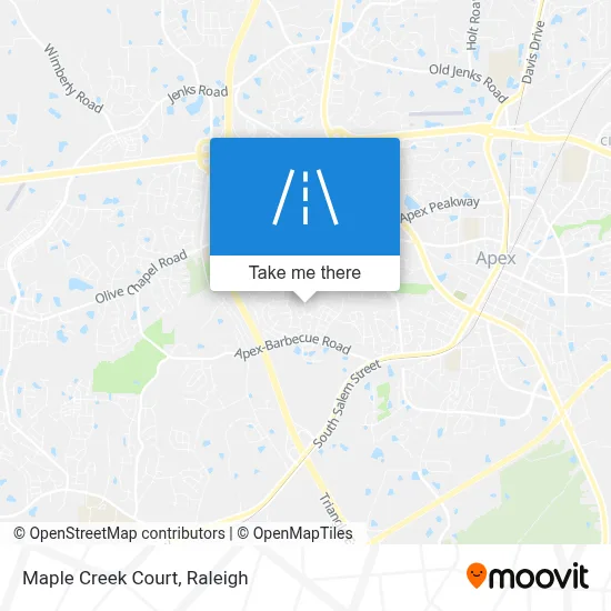 Maple Creek Court map