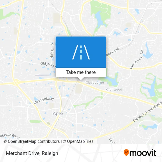 Merchant Drive map
