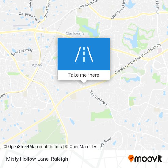 Mapa de Misty Hollow Lane