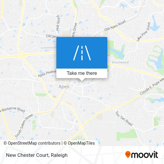 Mapa de New Chester Court
