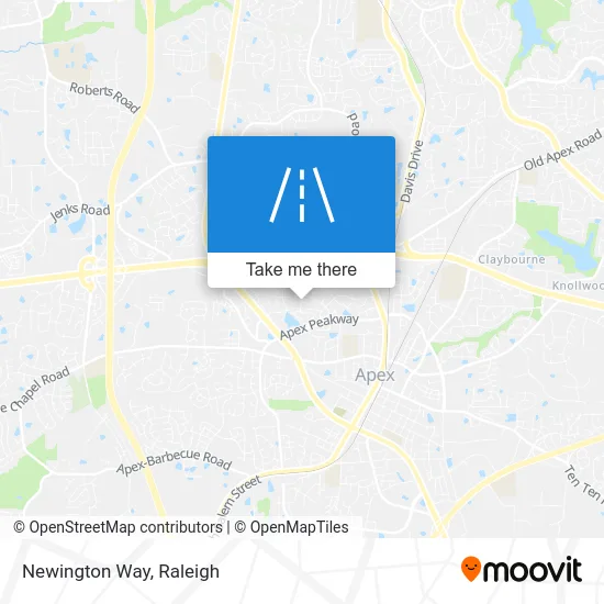 Newington Way map