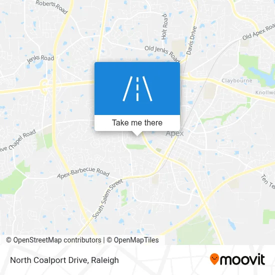 North Coalport Drive map
