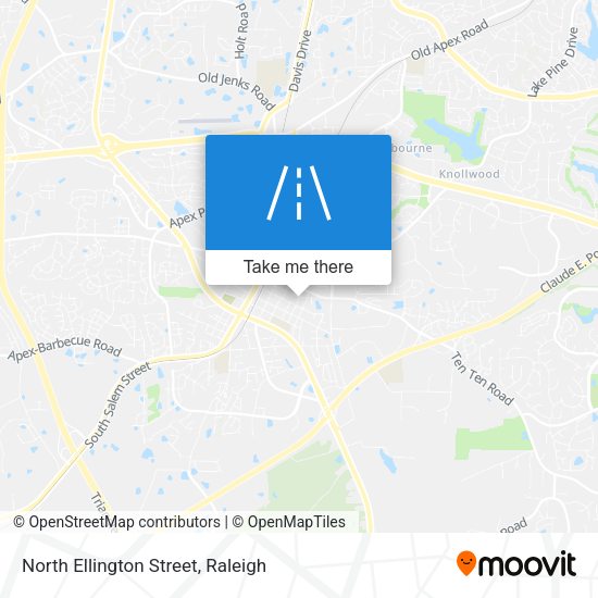 Mapa de North Ellington Street