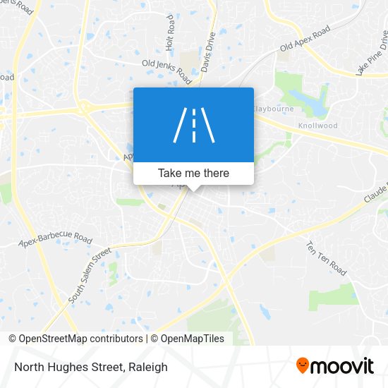 North Hughes Street map