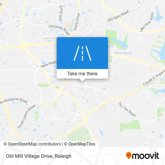 Old Mill Village Drive map