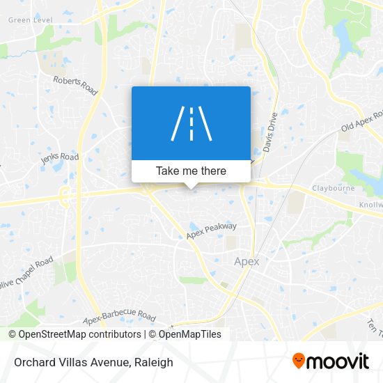 Orchard Villas Avenue map