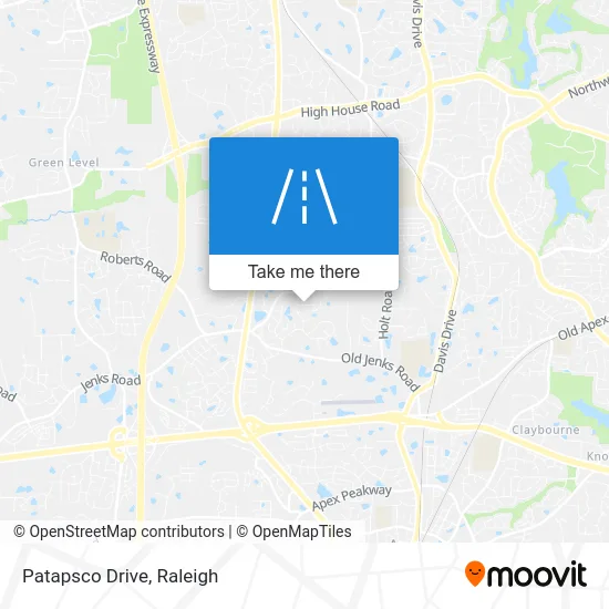 Patapsco Drive map