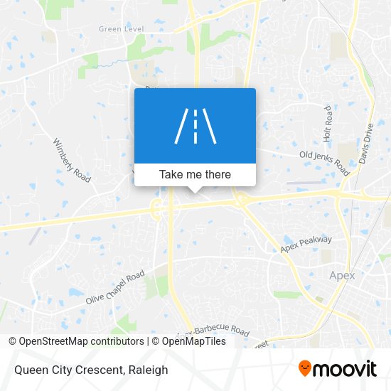 Queen City Crescent map