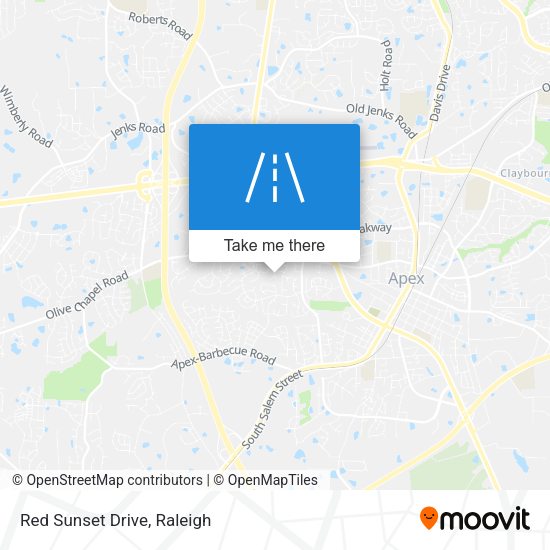 Mapa de Red Sunset Drive