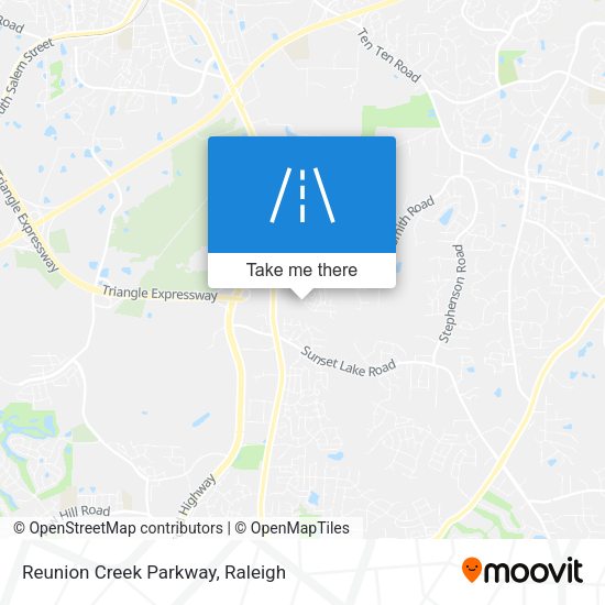 Mapa de Reunion Creek Parkway