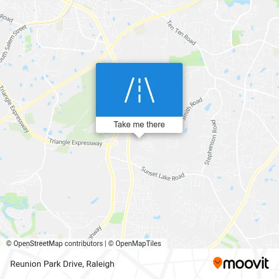 Reunion Park Drive map
